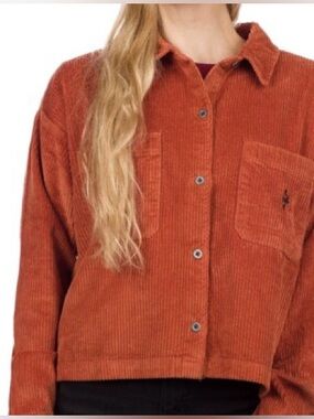 Vans Rust Corduroy Button-Up Jean Jacket